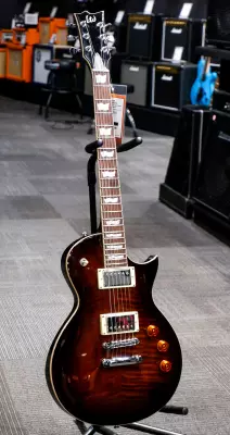 ESP Guitars - LTD EC-256FM - Dark Brown Sunburst 2